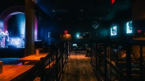 The Royce interior with stage