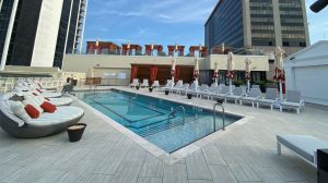 Pool and Cabanas at Caesars Atlantic City