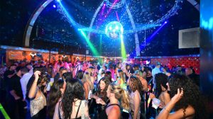 Boogie Nights crowd partying