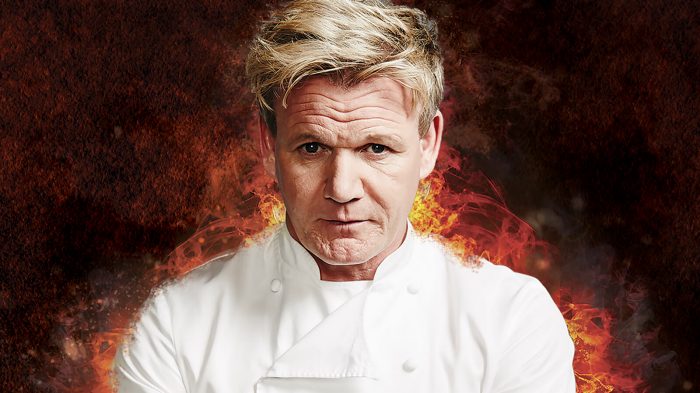 Chef Gordon Ramsay at Hell's Kitchen