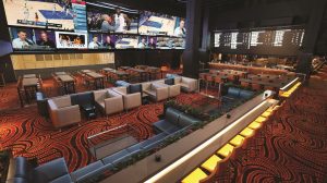 Look at the race and sports book inside Tropicana Atlantic City