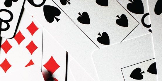 Close Up Image Of Playing Cards