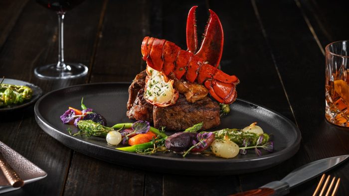 Surf and Turf from Bugsy and Meyer's Steakhouse located in Flamingo Las Vegas