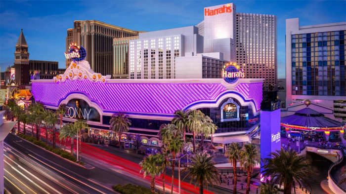 Exterior View of Harrah's Las Vegas