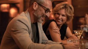 Couple having drinks at lounge