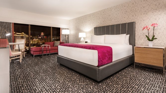 Flamingo Strip View King Bedroom