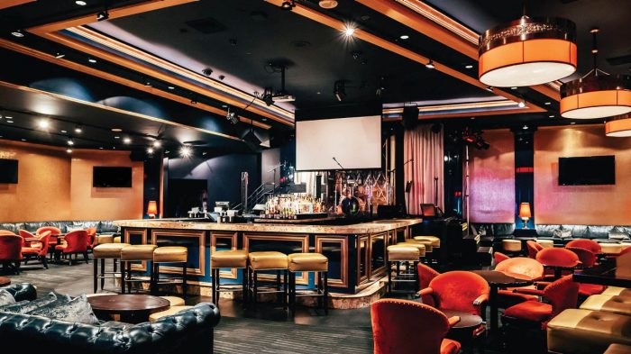 Interior of Indigo Lounge.