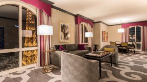 Paris Las Vegas Charlemagne Suite living room