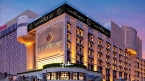 Rendering of the exterior of The Vanderpump Hotel