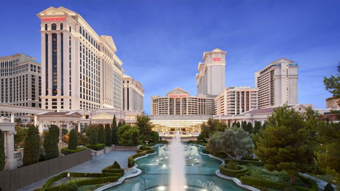 Caesars Palace exterior during the day