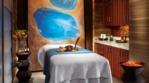 Singles treatment room at Qua Baths and Spa located in Caesars Palace