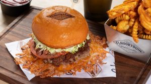 Burger from Guy Fieri's Flavortown