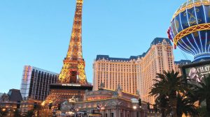 View of the Eiffel Tower at Paris Las Vegas
