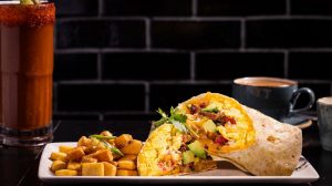 Breakfast Burritos at Guy Fieri's Kitchen & Bar at The LINQ Las Vegas