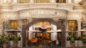 Cafe Americano inside Caesars Palace Las Vegas