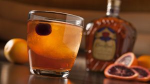 Photo Of A Bottle Of Crown Royal And A Cocktail From Alto Bar Inside Caesars Palace Las Vegas