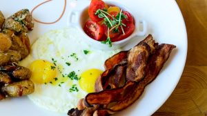 Plated Breakfast Entree From Giada Inside The Cromwell