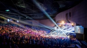 concert inside Zappos Theater