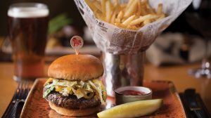Photo Of Lamb Burger And Fries From Gordon Ramsay Pub And Grill Inside Caesars Palace Las Vegas