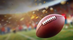 Football in air Football in air