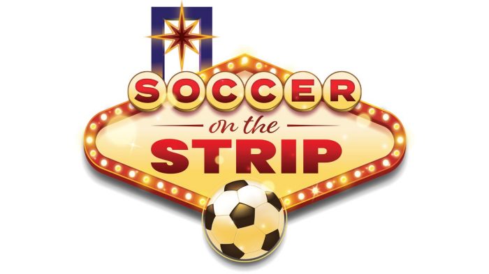 Soccer on the Strip logo