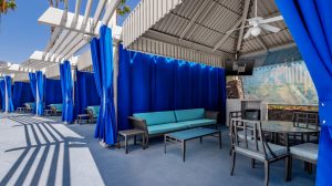 Cabana exterior at Blu Pool at Horseshoe Las Vegas
