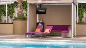 Pool at Caesars Palace Hotel and Casino in Las Vegas, Nevada