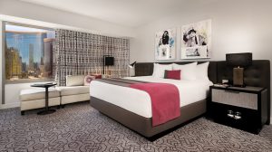 Ultra Hip Room with king bed at Planet Hollywood