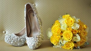 Photo Of Shoes & Bouquet At The Flamingo Las Vegas