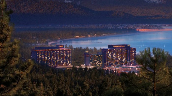 Lake Tahoe properties Harrah's and Caesars Republic (formerly Harveys)