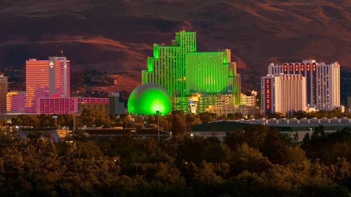 Exterior view of THE ROW in Reno.
