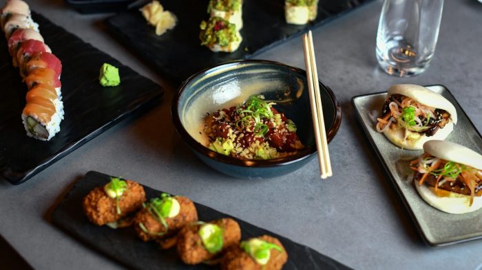 tac ossu japanese tavern sushi chashubuns