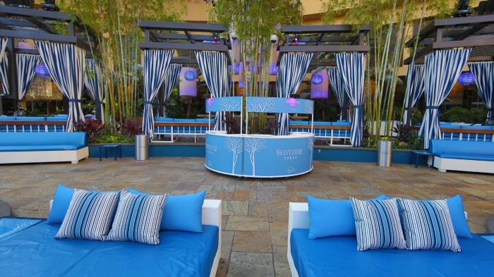 View Of Pool Side Cabanas At The Pool Inside Harrah's Atlantic City