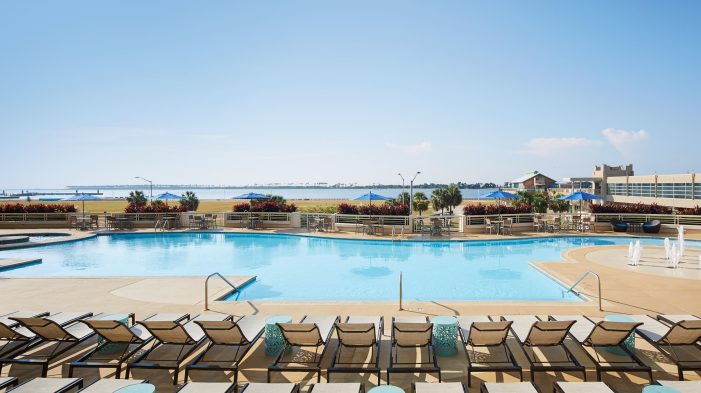 the pool at harrah s gulf coast gulf view