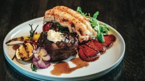 gbi magnolia house surf and turf lobster steak