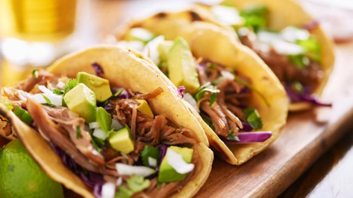 Biloxi Sizzle & Salt Pork Tacos