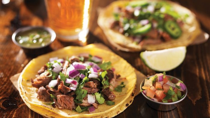 Tacos and beer
