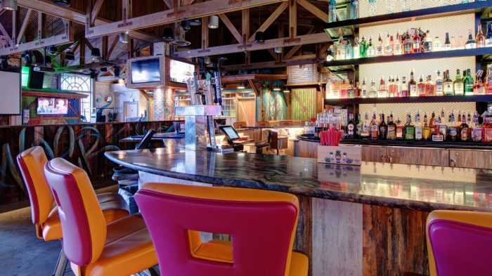 Bar front seating at El Jefe's.