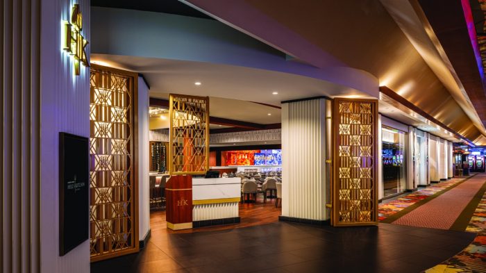 The entrance to Gordon Ramsay Hell's Kitchen at Caesars Republic Lake Tahoe