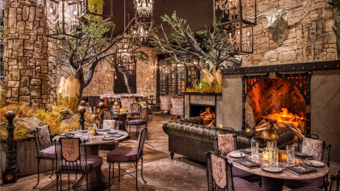 Interior of Wolf by Vanderpump at Caesars Republic Lake Tahoe