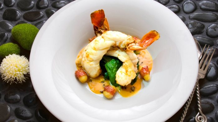 Lobster dish at Friday's Station.