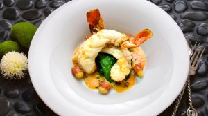 Lobster dish at Friday's Station.