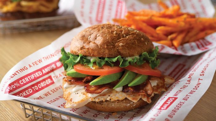 Avocado Chicken Club sandwich.