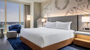 NOR king bed with river view