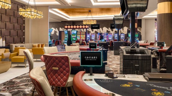 Caesars New Orleans high limit gaming room