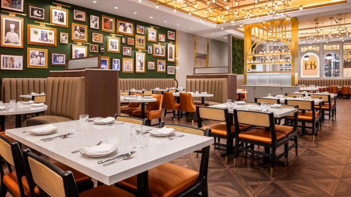 Emeril's Brasserie Interior Seating Area