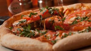 Pizza from Brew Brothers.