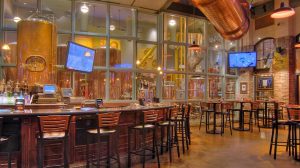 View of the brew area of Brew Brothers.