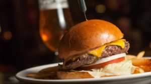 Cheeseburger from Brew Brothers. Cheeseburger from Brew Brothers.