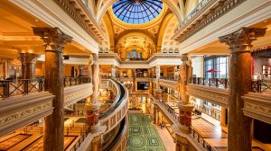 View Of Forum Shops Corridor Inside Caesars Palace Las Vegas